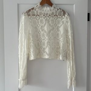 Zara lace top